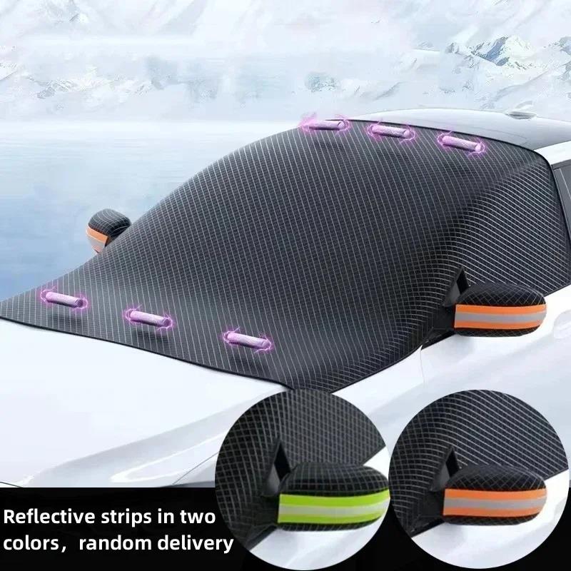Windshield Cover Car Snow Cover Car Windshield Cover Snow Protector Ice Blocked Front Window Protector Exterior Auto AccessoriesWindshield Sunshades