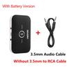 Bluetooth 5.0 Аудиопередатчик Приемник RCA 3.5мм AUX Разъем USB Донгл Стерео Музыка Беспроводной Адаптер Для Автомобильного комплекта ПК ТВ Наушников