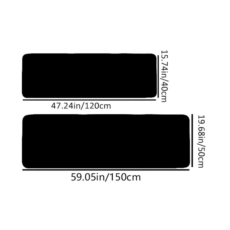 Kitchen Heart Chef Utensil Quote Print Floor Runner Non-Slip Decorative Kitchen Rug for Cooking Area Home Decoration