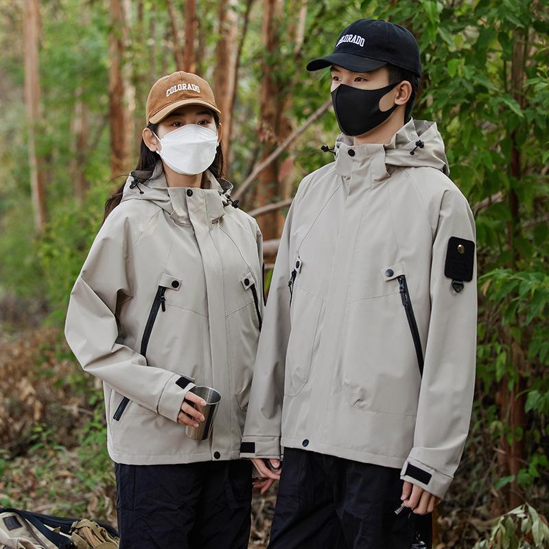Новая куртка для активного отдыха в горном стиле на весну и осень для мужчин и женщин, однослойная куртка, ветрозащитная и водонепроницаемая куртка для альпинизма