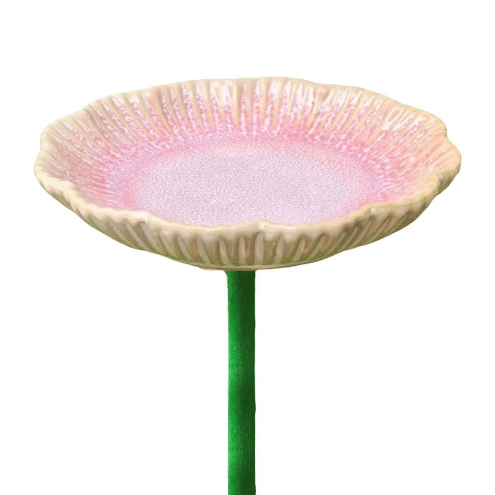 Ceramic Bee Bird Feeder Garden Decoration Insect Water Dispenser Hummingbird Feeder Outdoor