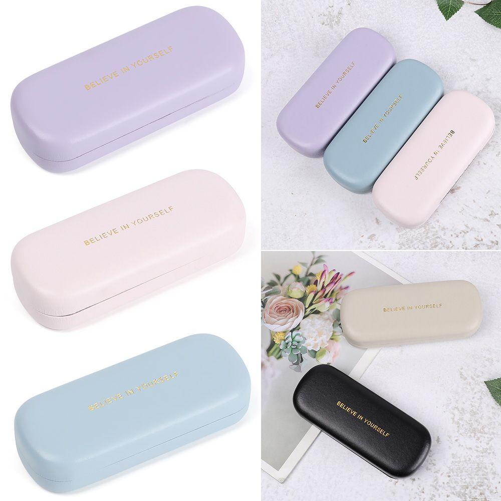Fashion Waterproof Portable Glasses Box PU Leather Large Capacity Eyeglasses Case