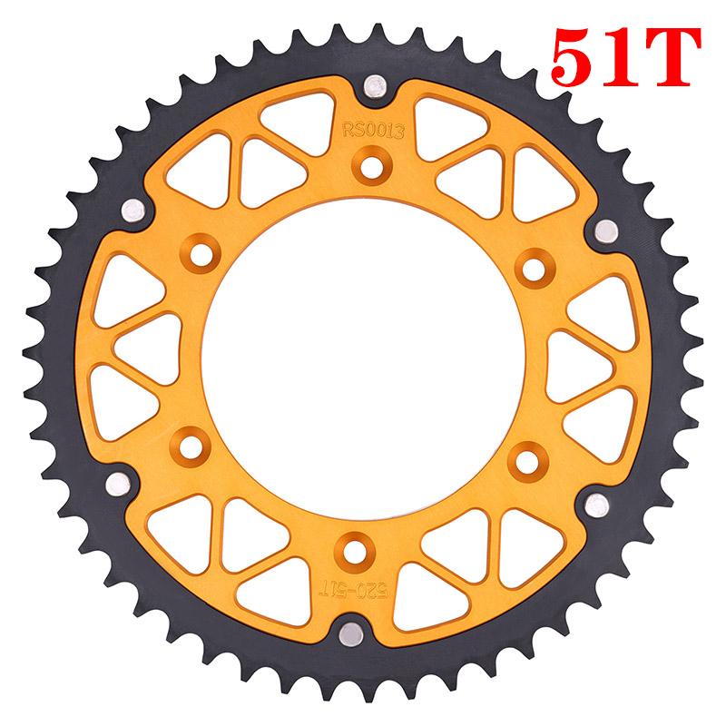 45T - 52T Motorcycle Rear Sprocket Chain Wheel For LC-4 640 Adventure Enduro 660 Rally Factory Replica SM 690 LC4 690R