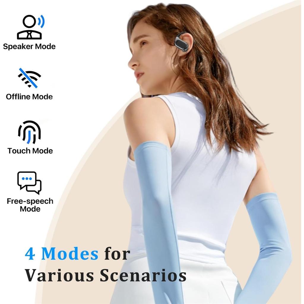 Наушники-вкладыши для перевода в реальном времени, 144 языка, наушники с искусственным интеллектом, беспроводные наушники-переводчики Bluetooth 5.4 для iOS и Android