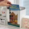 Bookstand Picture Book Storage Box - Desktop Sorting Bookshelf Storage Rack, Student Desk Storage, Office Document Storage Rack