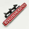 Для Audi RS3 95 мм Для Audi Q5 A4 B8 B6 B9 B7 A3 A6 C6 A5 Q7 A1 Q3 A7 A8 Quattro Логотип Автоаксессуары 3D ABS Значок-эмблема на переднюю решетку автомобиля