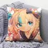 Sameko Saba CCute VTuber  Home Sofa Cushion Covers and Aecorative Custom Pillow Covers