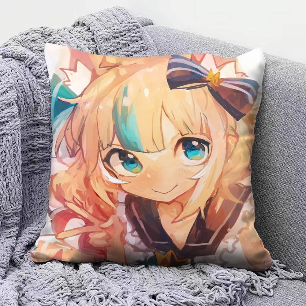 Sameko Saba CCute VTuber Home Sofa Cushion Covers and Aecorative Custom Pillow Covers