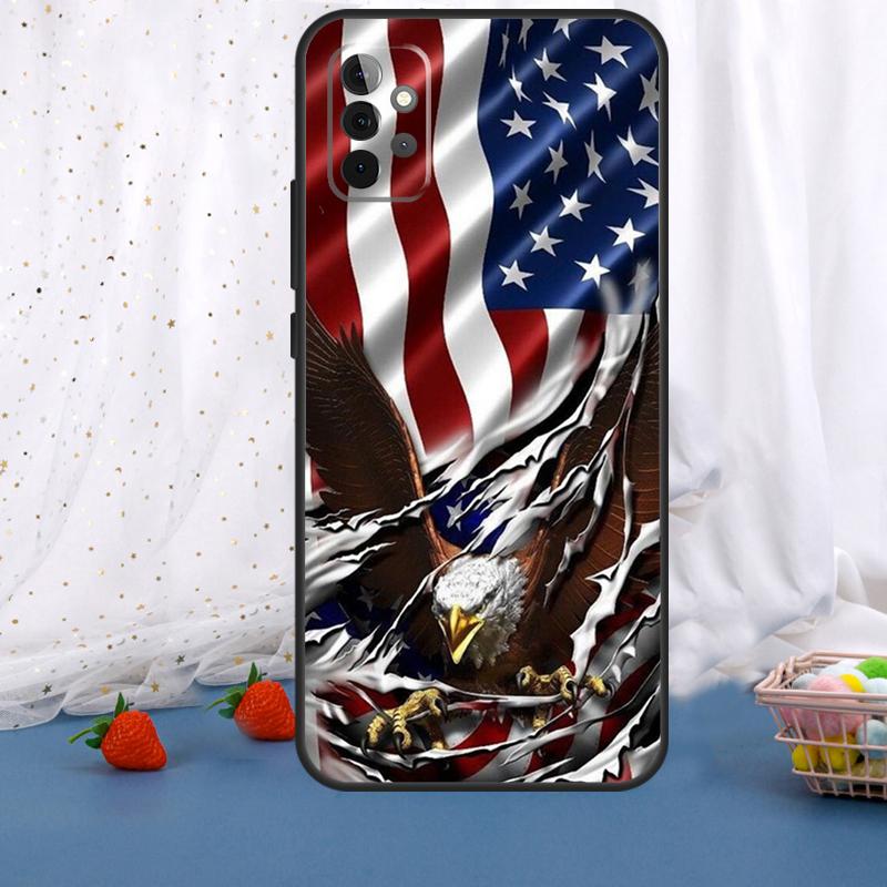 Флаг Американский Флаг США Для Samsung Galaxy A55 A35 A05 A52 A32 A22 A54 A14 A16 A26 A36 A56 A06 A15 A53 A33 A13 Чехол
