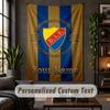 Personalized Wall Tapestry,Djurgårdens IF Custom Text, Soft Fabric Wall Art For Indoor Decoration