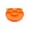 Cute Cartoon Pig Shape Safe Silicone Dining Plate BPA Free Children  Suction Toddle Training Tableware Feeding Bowls