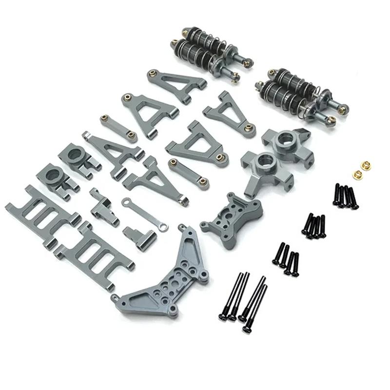 Metal Swing Arm Front Supension Arms Steering Cup Steering Assembly Steering Block Upgrade Set For MJX Hyper go 1/14 14301 14302