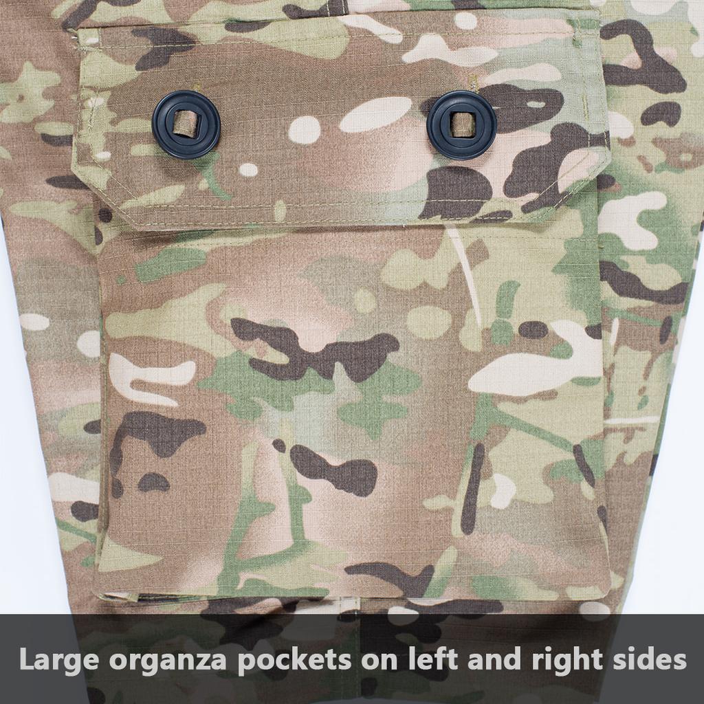 Летняя военная форма, камуфляжная тактическая короткая футболка и шорты, мужской комплект, армейская уличная рабочая одежда для пешего туризма и охоты