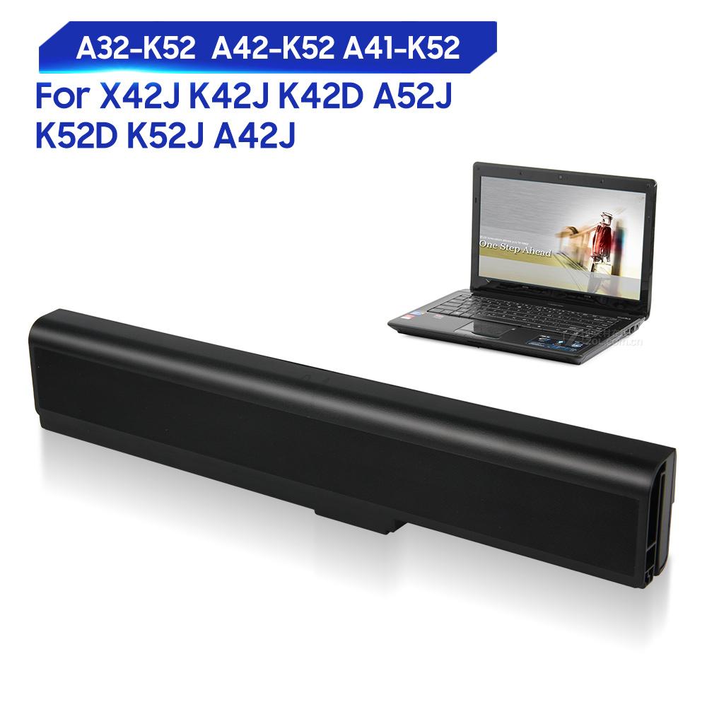 Сменный аккумулятор для ASUS X42J K42J K42D A52J K52D K52J A42J A32-K52 A42-K52 A41-K52 K52EQ, оригинальный аккумулятор для ноутбука