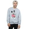 Disney Mens Mickey Mouse Valentine Heart Sweatshirt