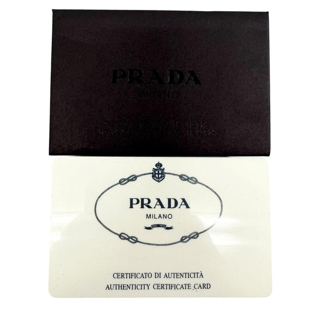 PRADA Triangular logo B6242 Handbag black Women used