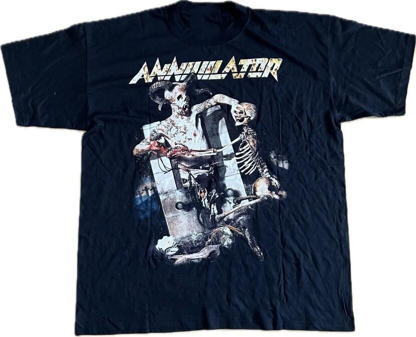 Коллекция футболок Annihilator Band Tour 2011 Все размеры от S до 5XL Унисекс Футболка