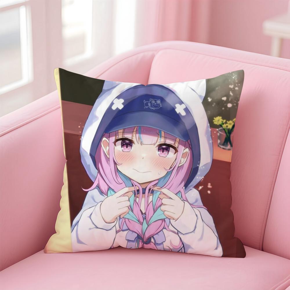 H-Hololive M-Минато Аква Наволочка Удобная Двусторонняя Наволочка Идеально подходит для машины, дивана, спальни и не только
