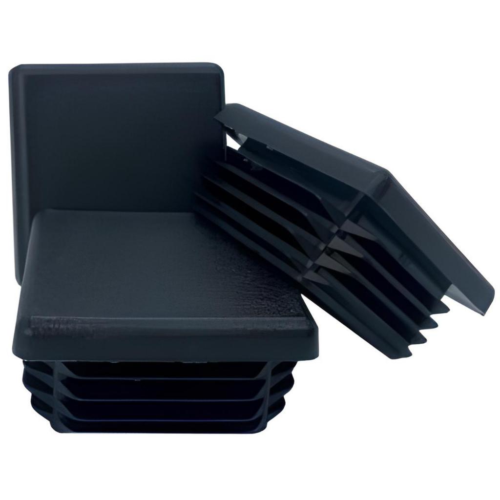 Internal cap for profile post roof 50X50 50 PCS BLACK
