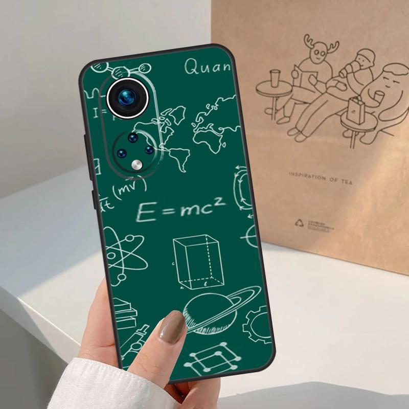 E=mc2 Математическая Физическая формула Для Honor Magic 7 Lite 5 6 8 Pro Чехол Для Honor 400 200 90 70 50 X8c X8b X9a X9b X9c X9d Win