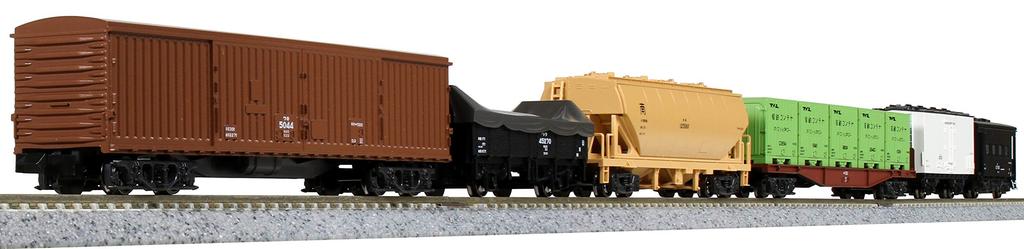 KATO N Gauge Freight Train Set Model Railroad Freight Cars 6-Car 10-033