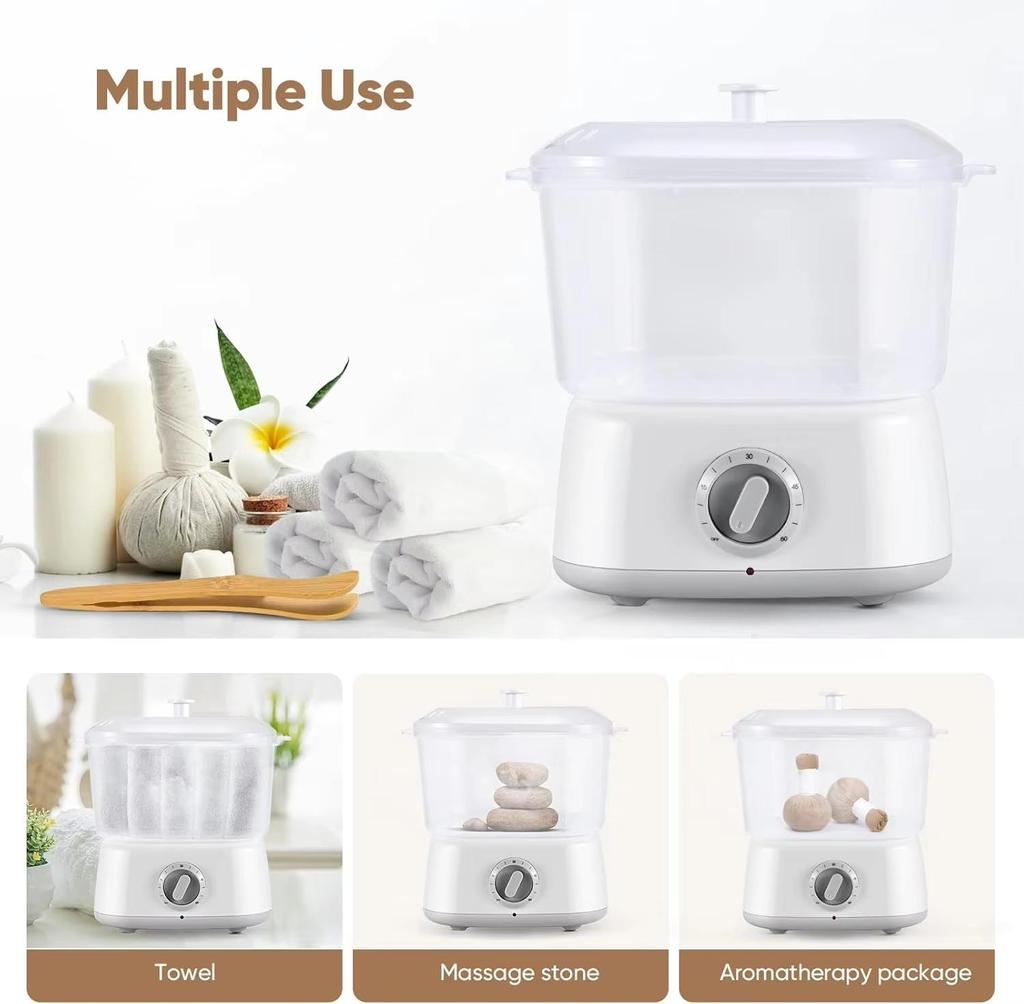 Профессиональный полотенцесушитель, парогенератор для спа-салона, быстрый нагрев до 202°F, влажный теплый полотенцесушитель для лица, парикмахерская