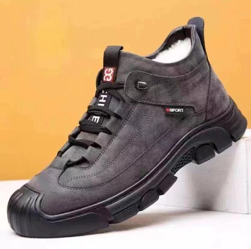 Winter cotton shoes velvet high-top snow boots British wind cold-proof versatile sports outdoor shoes
