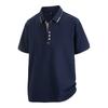 Летняя футболка-поло Ice, мужская, свободный воротник, футболка больших размеров с короткими рукавами, мужская одежда