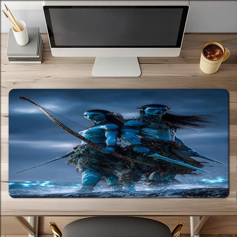 Avatar Theme Mouse Pad, Non Slip Rubber Base, Multifunctional Office & Home Decor, Perfect for Workspace Personalization.