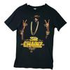 Винтажная футболка с графическим принтом 2 Chainz, черная, хип-хоп, мужская, размер S