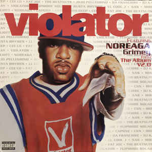 12-дюймовая пластинка VIOLATOR, NOREAGA - Grimey 4479601 Violator Record 2001 US Рэп и хип-хоп/R&B Б/У