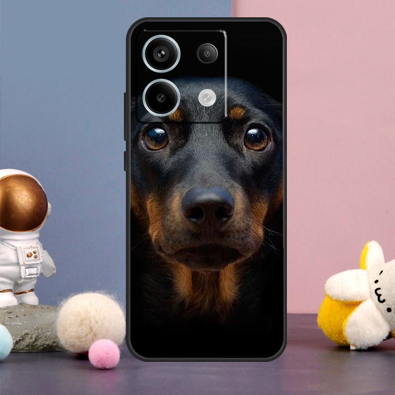 Чехол с собакой таксой для Xiaomi Redmi 13C 12 12C 9C 10C Redmi Note 11 12 13 Pro 9 10 10S 11S 12S Задняя крышка