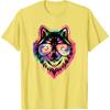 Cool Wolf Funny Wolf Lover Wildlife Men Boys Kids T-Shirt
