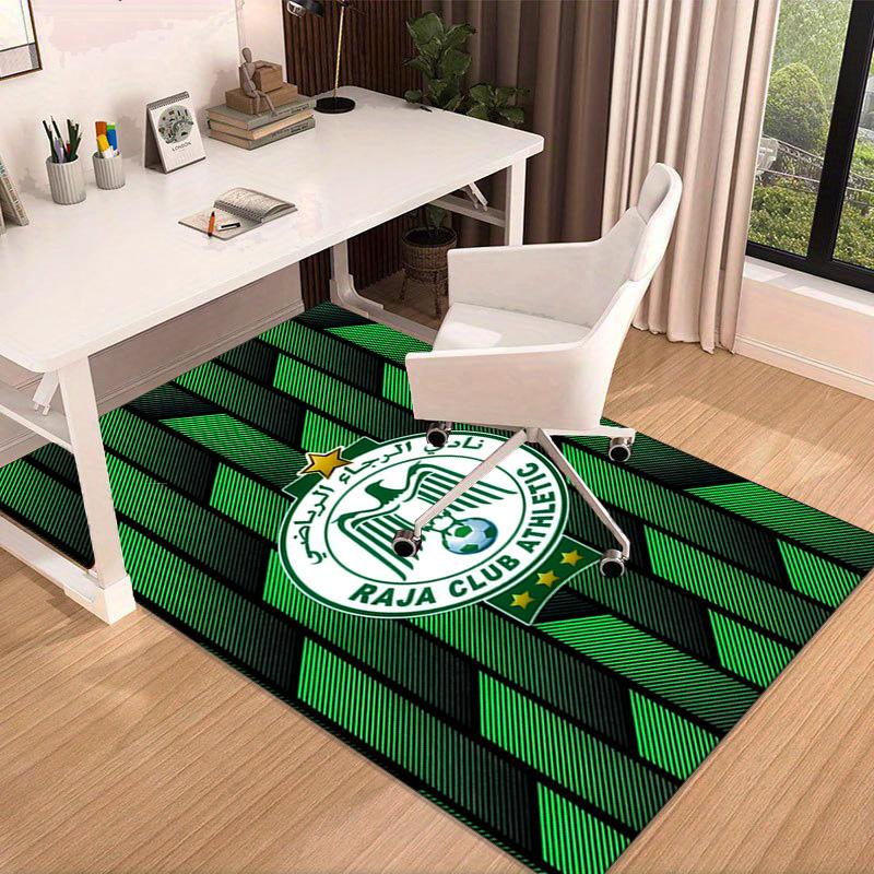 Raja Club Athletic Crest Area Rug Office rug, Chair Rug, Decor Carpet Livingroom bedroom Mat, Large Size Fan gifts Christmas gifts