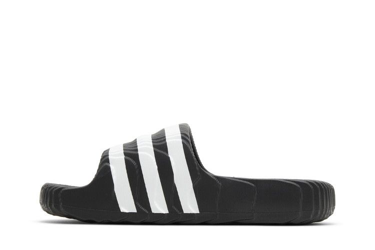 adidas Adilette 22 Черный Основной Белый Облачный