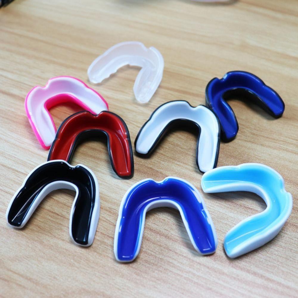 Protection Children Adults Mouthguard Sports Mouth Guard Eva Teeth Protector With Plastic Case Box