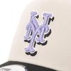 NEW ERA 9FORTY AFrame Trucker Mesh Cap NYM Stone Black White 15228700