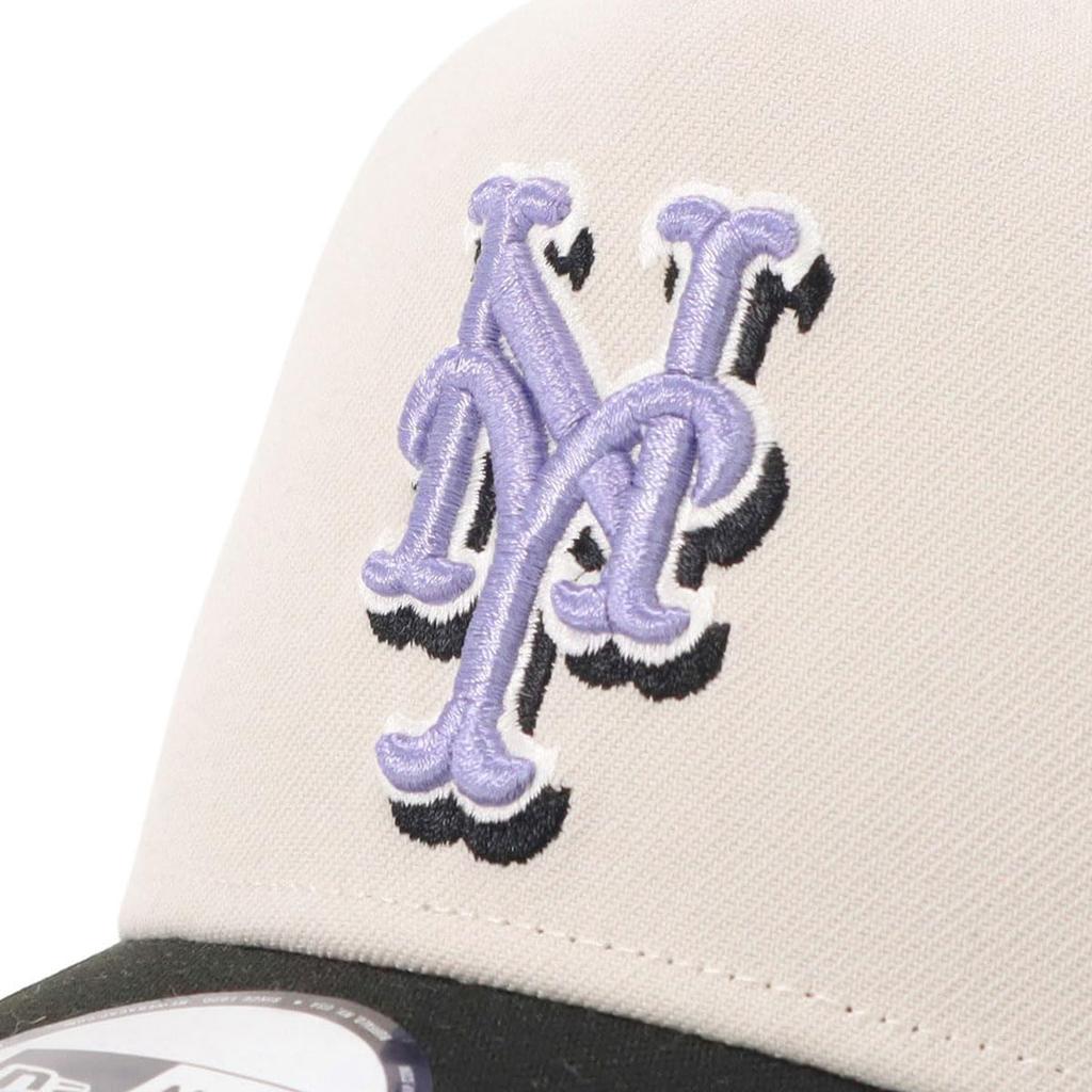 NEW ERA 9FORTY AFrame Trucker Mesh Cap NYM Stone Black White 15228700