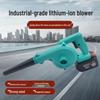Rechargeable Hair Dryer and Portable Lithium Battery Blower: Dust and Snow Duster with Vacuum Cleaner Function.