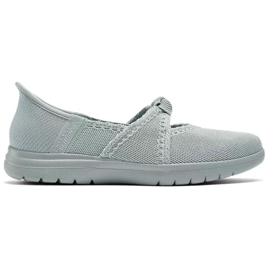 Skechers Удобные повседневные туфли On-The-GO Flex для женщин, легкий серый цвет 138185-LTGY