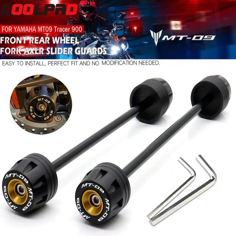 Aluminum Crash Protector Bar Set Yamaha MT-09 2021-2023 Front Rear Frame Guard Protection Ball
