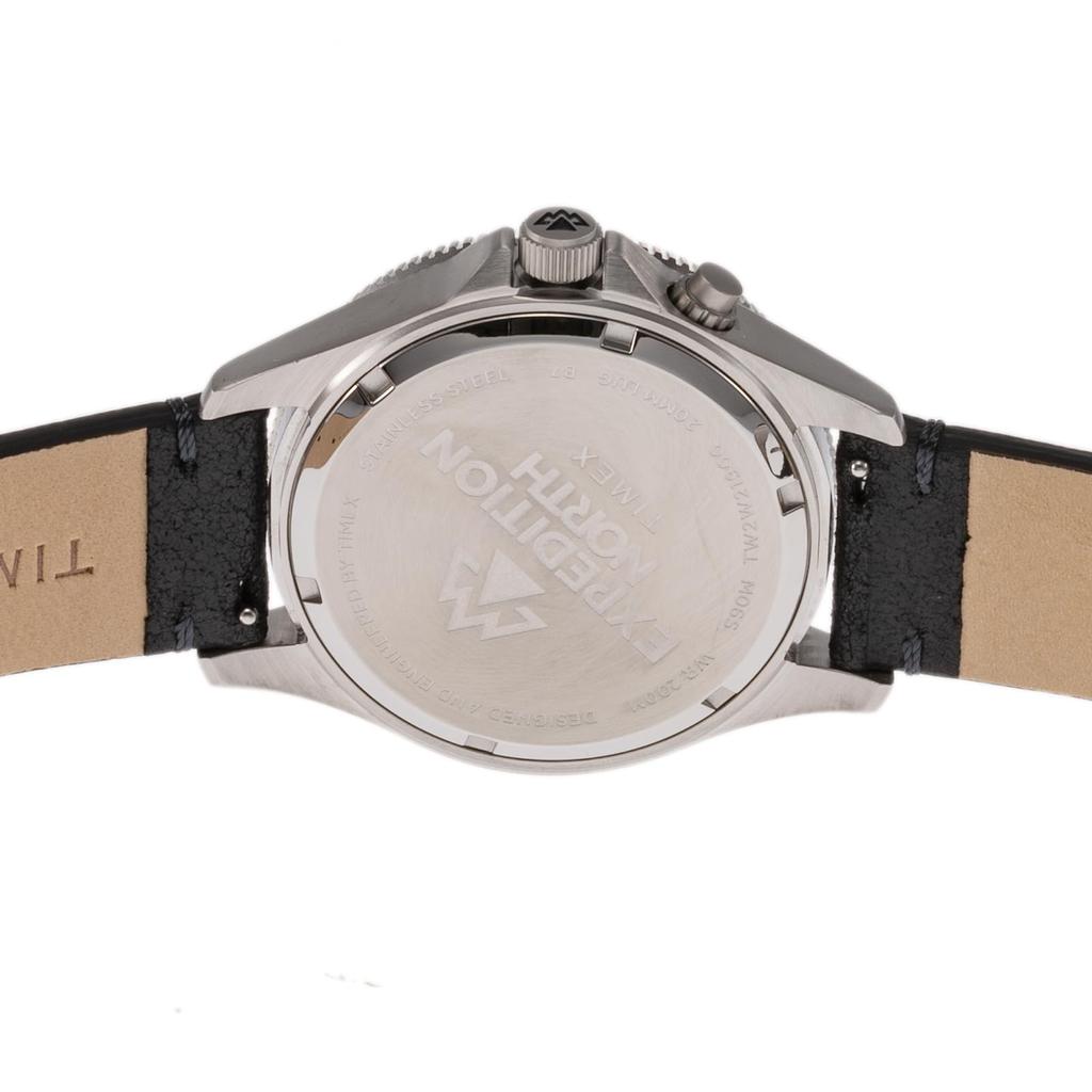 TIMEX Часы Expedition North с черным циферблатом из нержавеющей стали и минеральным стеклом, кварцевые, 41 мм, американский часовой бренд TW2W21900, унисекс, черные [TIMEX] [Товар]