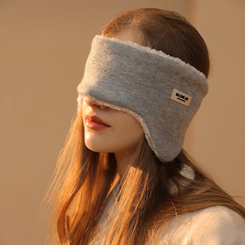 Winter Ear Warmer Earmuffs for Women Outdoor Sports Cycling Warm Fleece Ear Muffs Headband Windproof Ear Cover Elastic Earflap