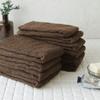 GamachaTowel Набор тонких полотенец для лица для использования в качестве кухонных полотенец для рук или нежных для лица. Regular size (22 цвета) [Какао, 20]