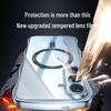 Прозрачный защитный чехол Samsung S26 Ultra/Plus с узором из магнитных волн