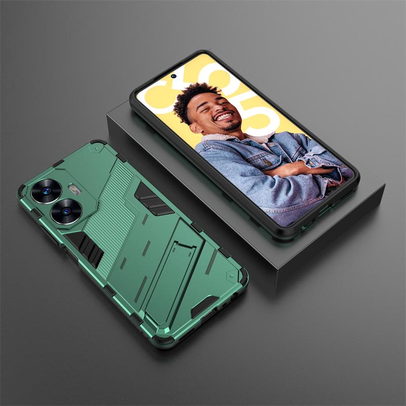 Для Realmi C55 4G чехол противоударный бронированный магнитный держатель чехол для телефона RealmeC55 Realme C55 C 55 55C 4G RMX3710 6.72" задняя крышка