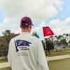 MunSingwear Men S Color Block Cotton Ball Cap Wine Mq321pcp81