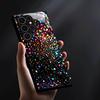 Красочный Звездный Свет Изысканный роскошный Высококачественный Чехол для Телефона Стеклянный Чехол для Телефона для Samsung Galaxy S26 S25 S24 S23 S22 S21 FE, Ultra, Plus