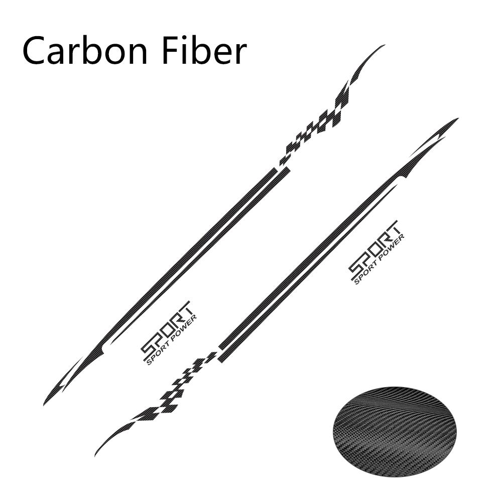 4 шт. автомобильные длинные боковые наклейки на талию для Qashqai Prado Sportage Range Rover Tucson BMW Duster CX-5 SUV виниловый тюнинг