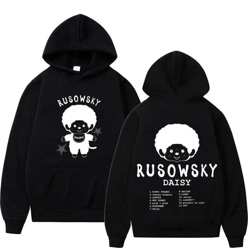 Худи с графическим принтом Rapper Rusowsky Daisy Tour Me